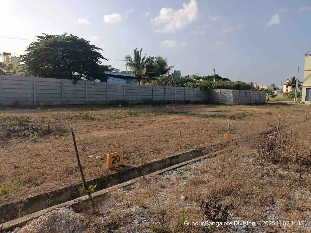 Residential Plots for Sale at KR Puram Near Gundur Gated Community