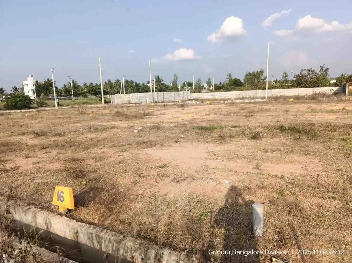 Residential Plots for Sale at KR Puram Near Gundur Gated Community