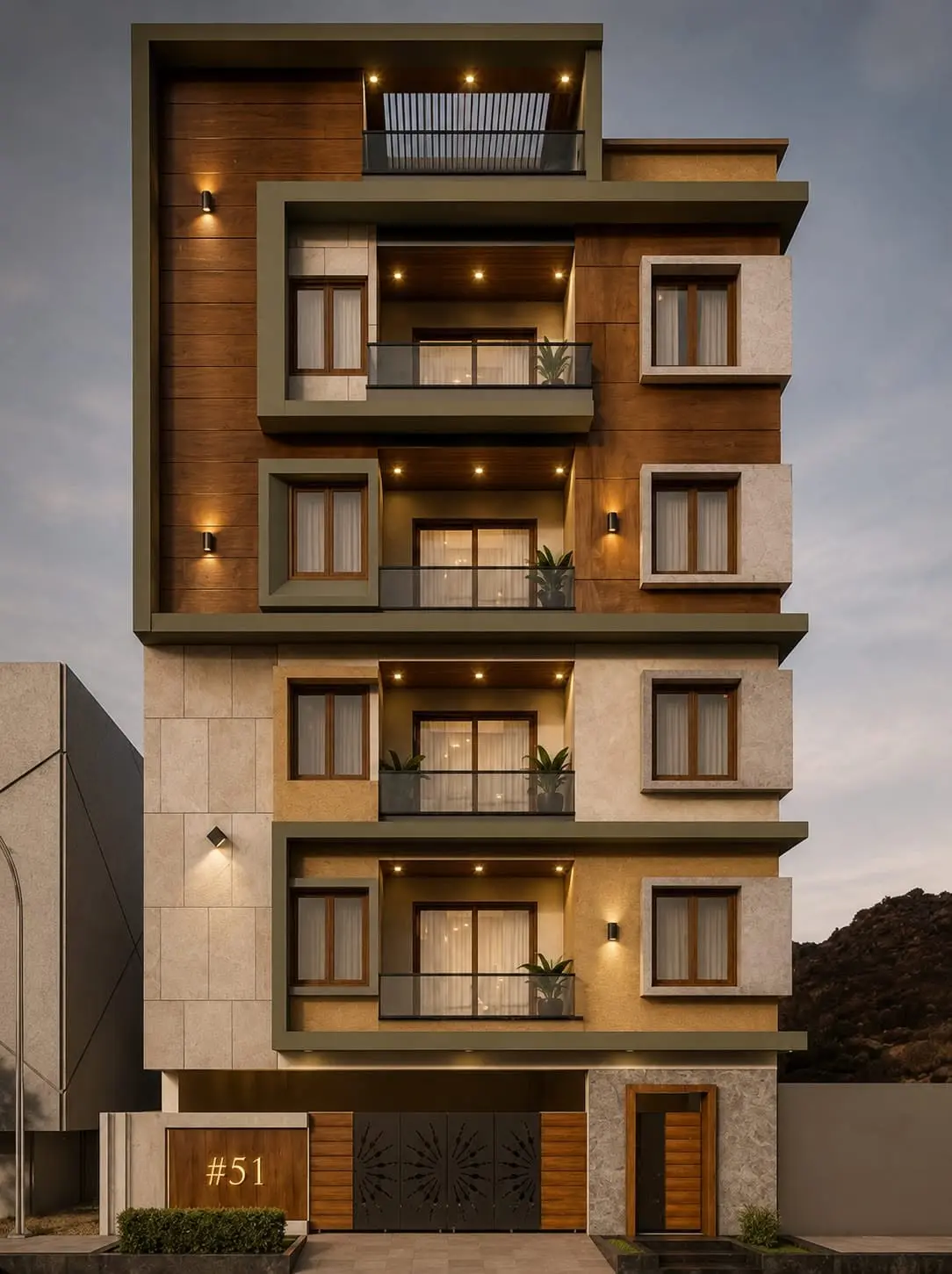 Premium 3BHK Independent Flat with A Khata & BDA Approval in Sanjaynagar