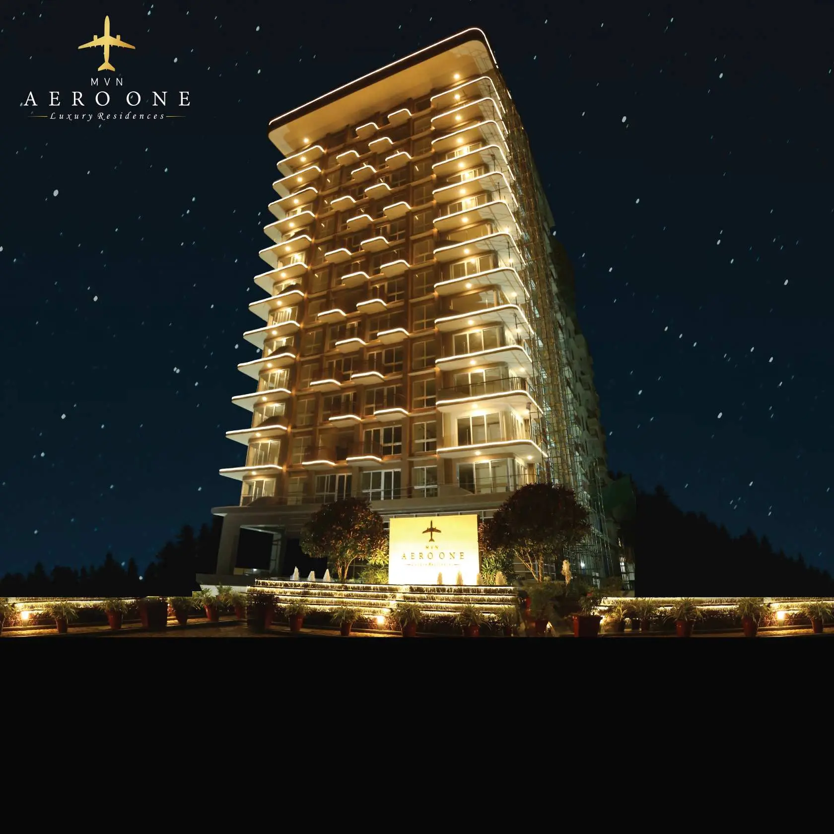 Luxurious 4.5BHK apartment (2852 sft.) @ MVN AeroOne near Aerospace SEZ