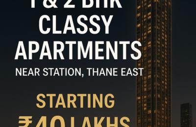 Aashman One East Thane - Classy 1 & 2 BHK flats near station