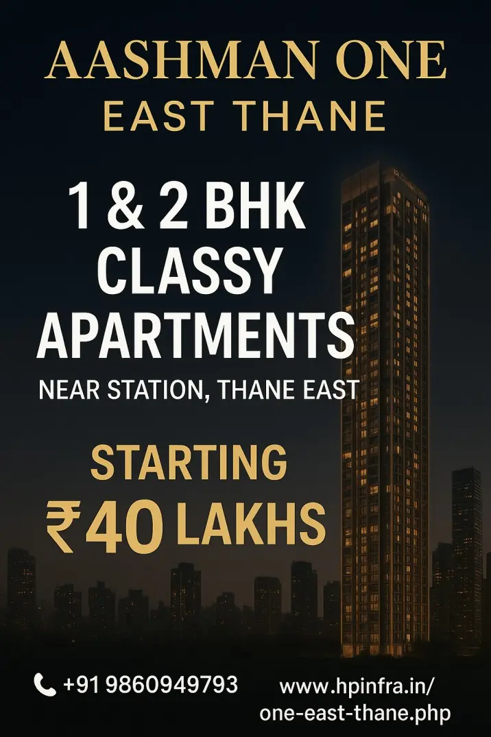 Aashman One East Thane - Classy 1 & 2 BHK flats near station