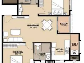 2 BHK Flat for Sale in GM Infinite E-City Town, Bangalore
