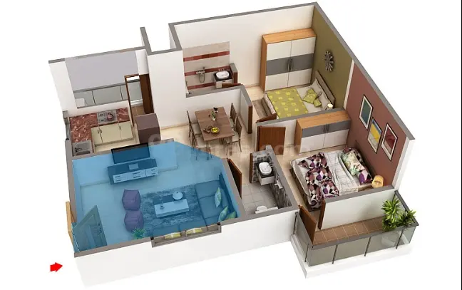 2 BHK Apartment for Sale in Balaji Apartment, Electronic City Phase 2 | East Facing | ₹49.5 Lakhs