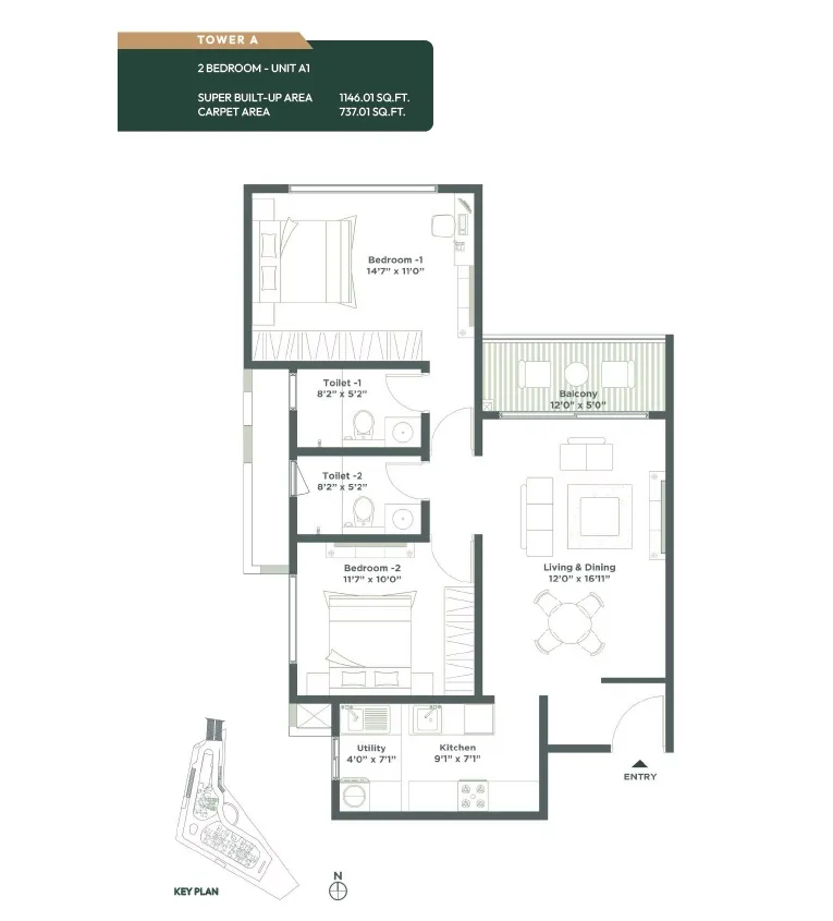 Embassy East Avenue Whitefield — 2, 2.5 & 3 BHK Luxury Apartments ITPL Main Road Bangalore