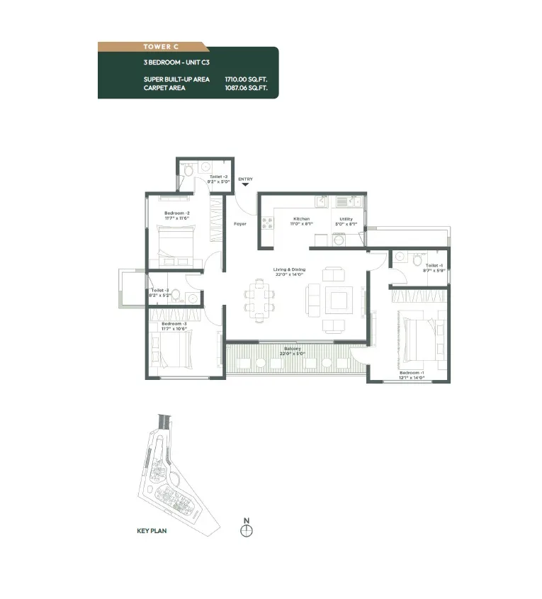 Embassy East Avenue Whitefield — 2, 2.5 & 3 BHK Luxury Apartments ITPL Main Road Bangalore