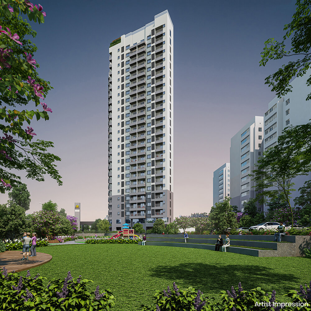 Kolte Patil Lakeside 24 Hennur Road Bangalore - 2, 2.5 & 3 BHK Lake-Facing Apartments