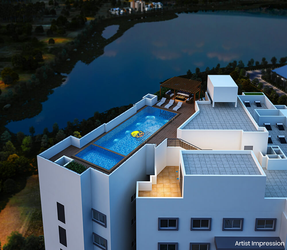 Kolte Patil Lakeside 24 Hennur Road Bangalore - 2, 2.5 & 3 BHK Lake-Facing Apartments