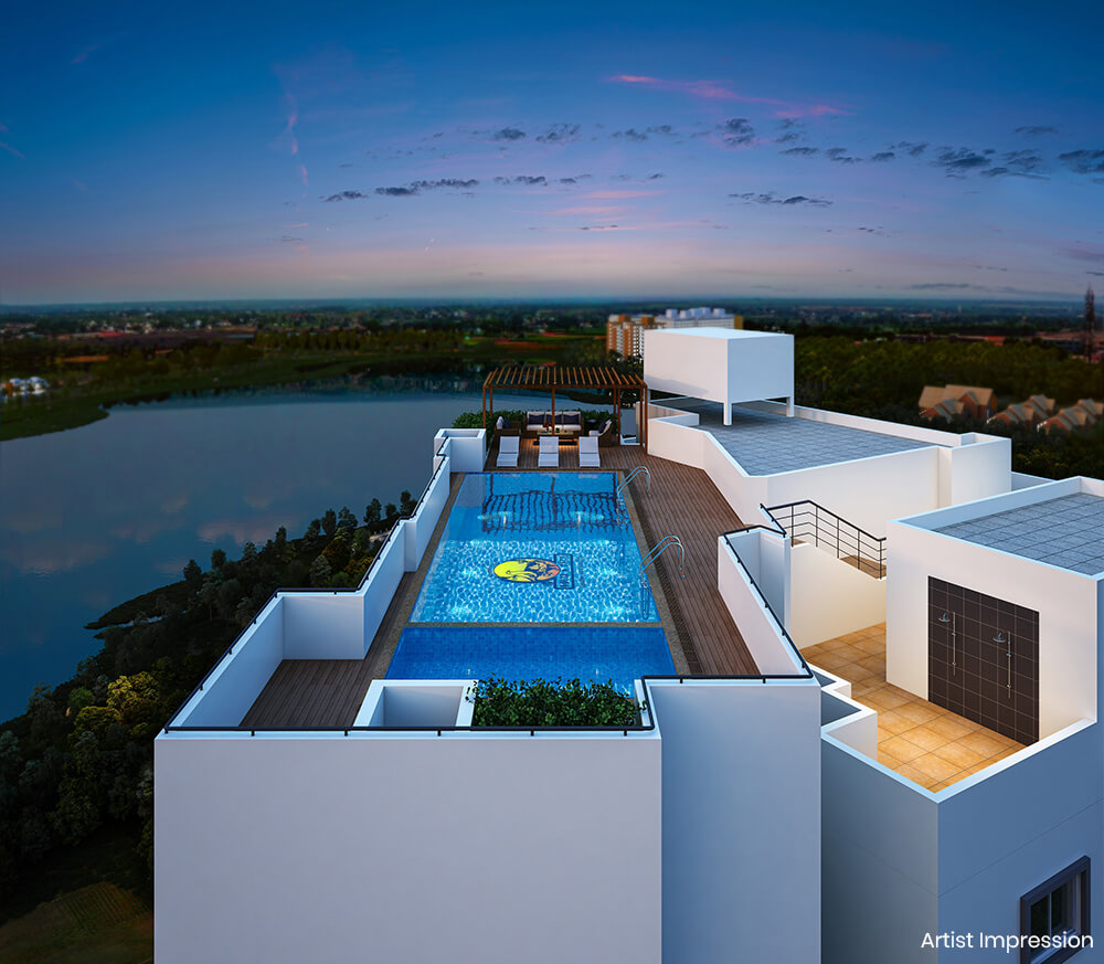 Kolte Patil Lakeside 24 Hennur Road Bangalore - 2, 2.5 & 3 BHK Lake-Facing Apartments