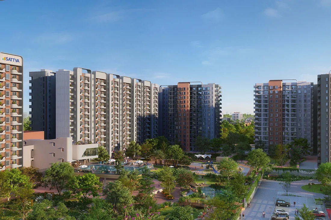Sattva Vasanta Bellary Road — Studio to 4 BHK Township North Bangalore