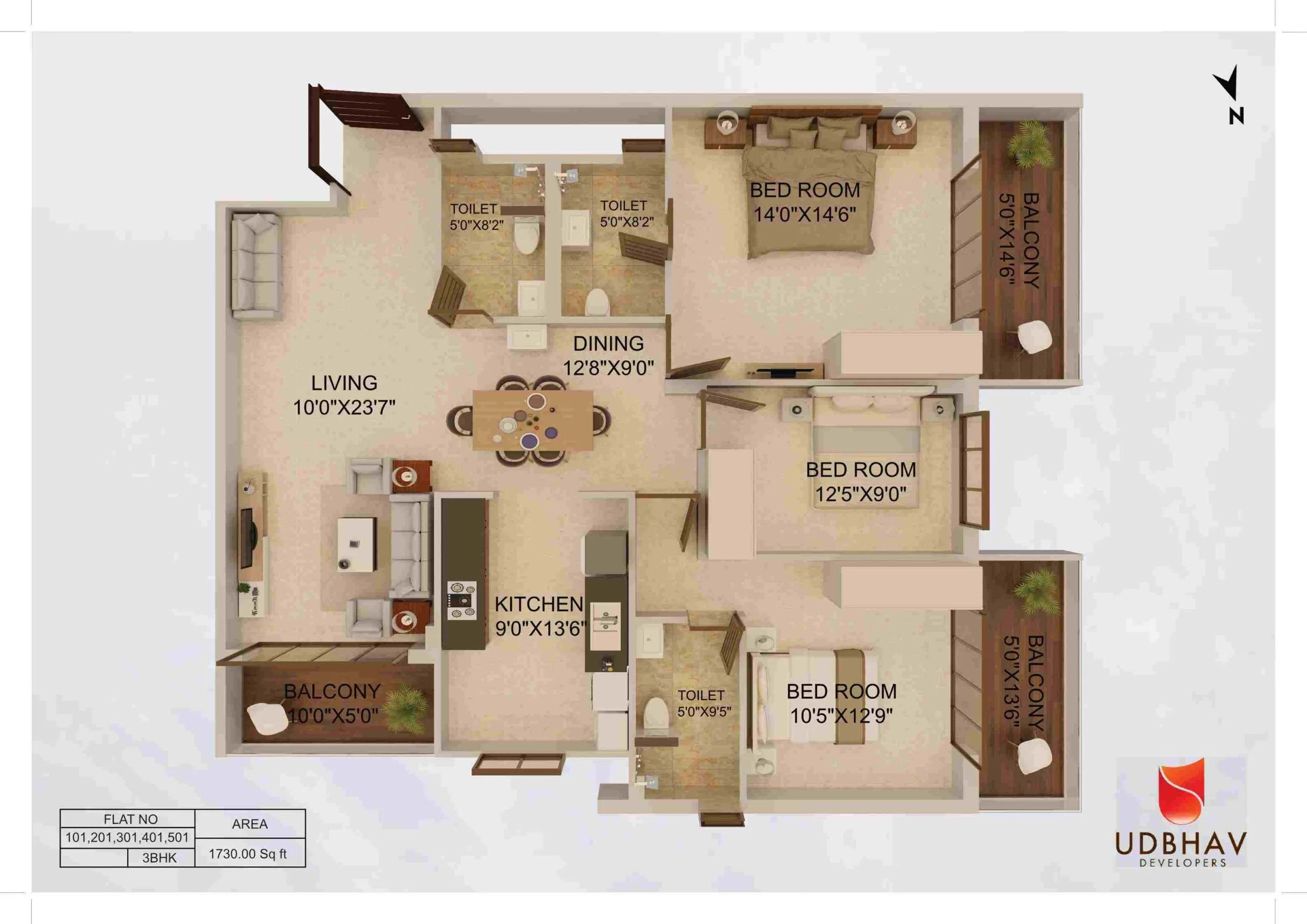 Udbhav Chinmaya Kadri Mangalore — Exclusive 40-Unit 3 & 4 BHK Apartments Swami Vivekanand Road