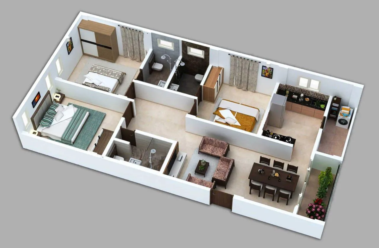 3BHK Apartment For Sale in Sanjaynagar, BANGALORE