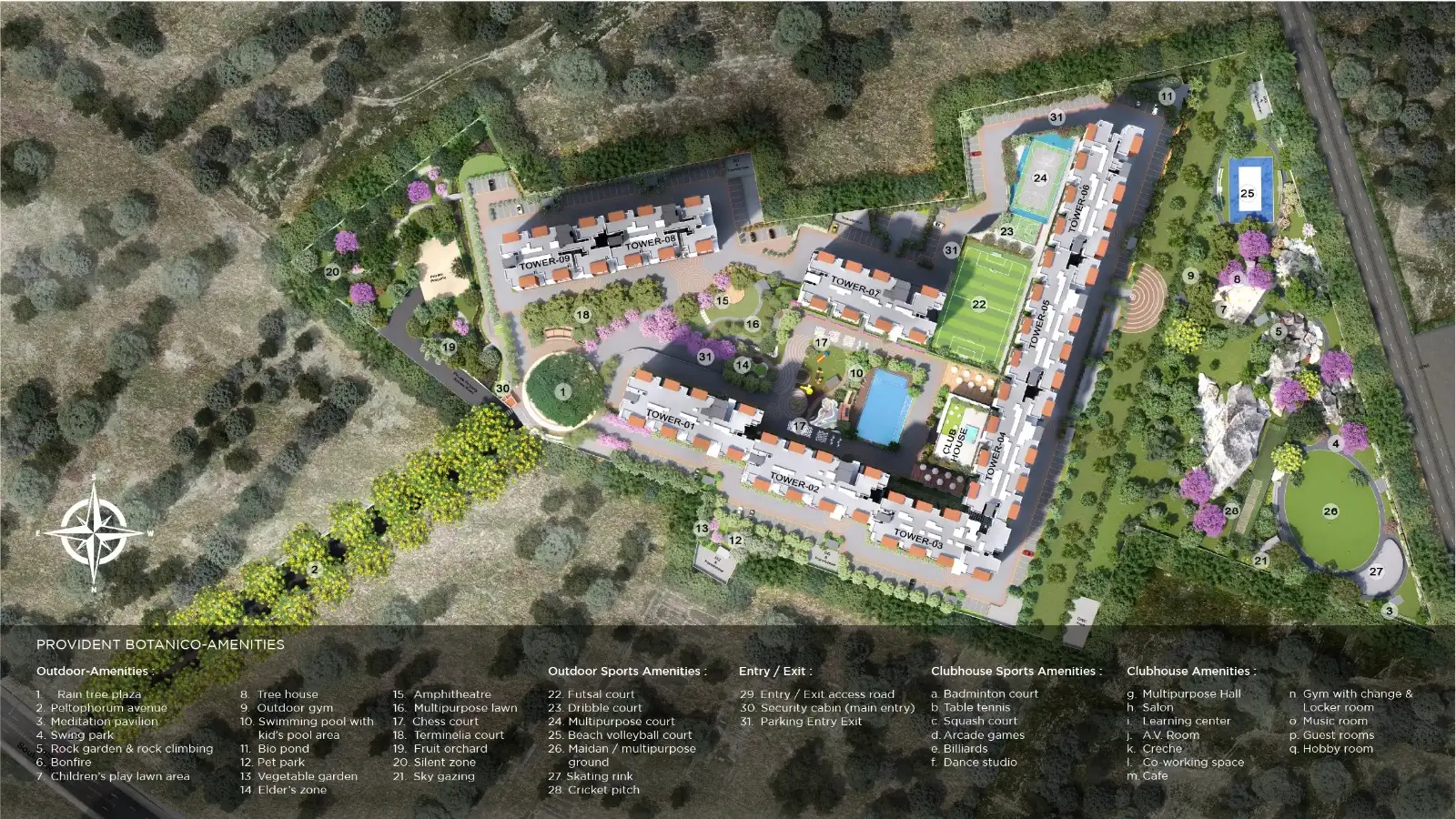 Provident Botanico – Premium 3 BHK Apartment for Sale in Soukya Road | ₹1.5 Cr (Negotiable)