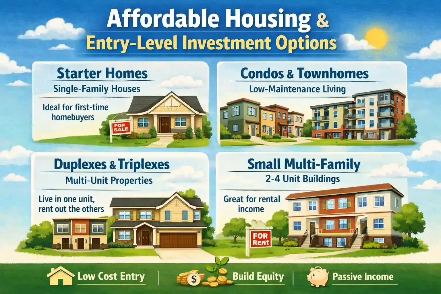 Affordavle Housing And Entry Level Investment Options