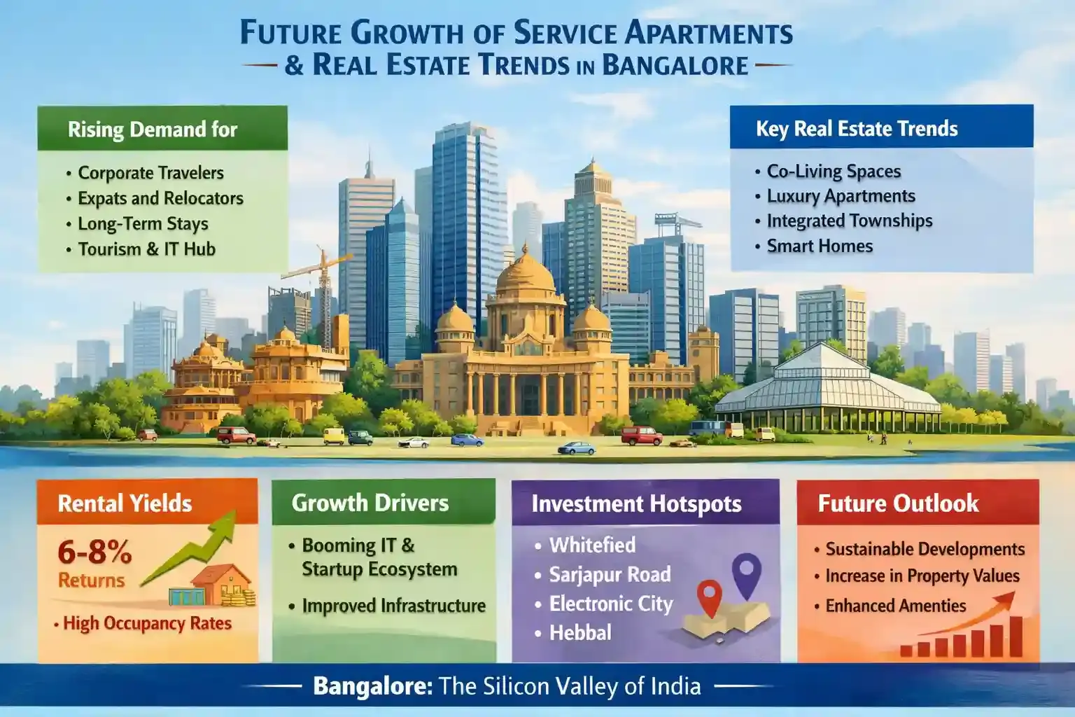 Future Growth Of Service Apartments And Real Estate Trends In Bangalore