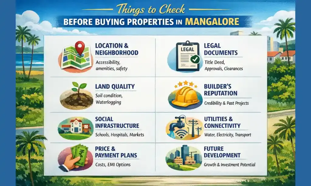 Things to Check Before Buying Properties in Mangalore