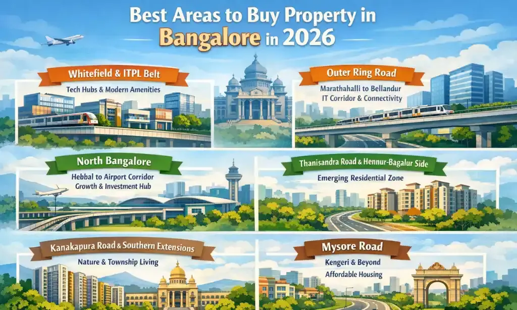 Best Areas to Buy Property in Bangalore in 2026