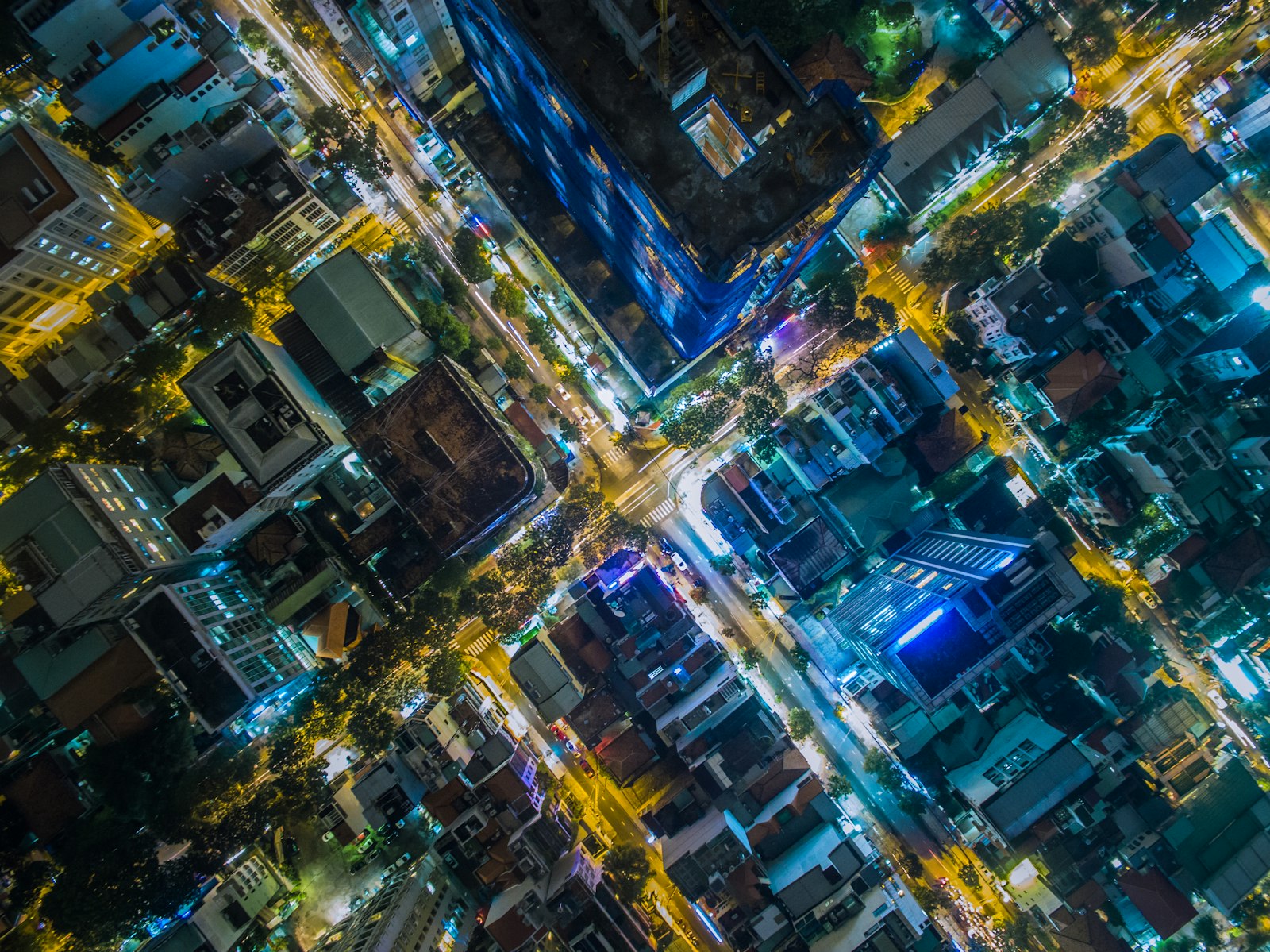 Bird's eye view of the city representing the Bangalore property market trends and insights