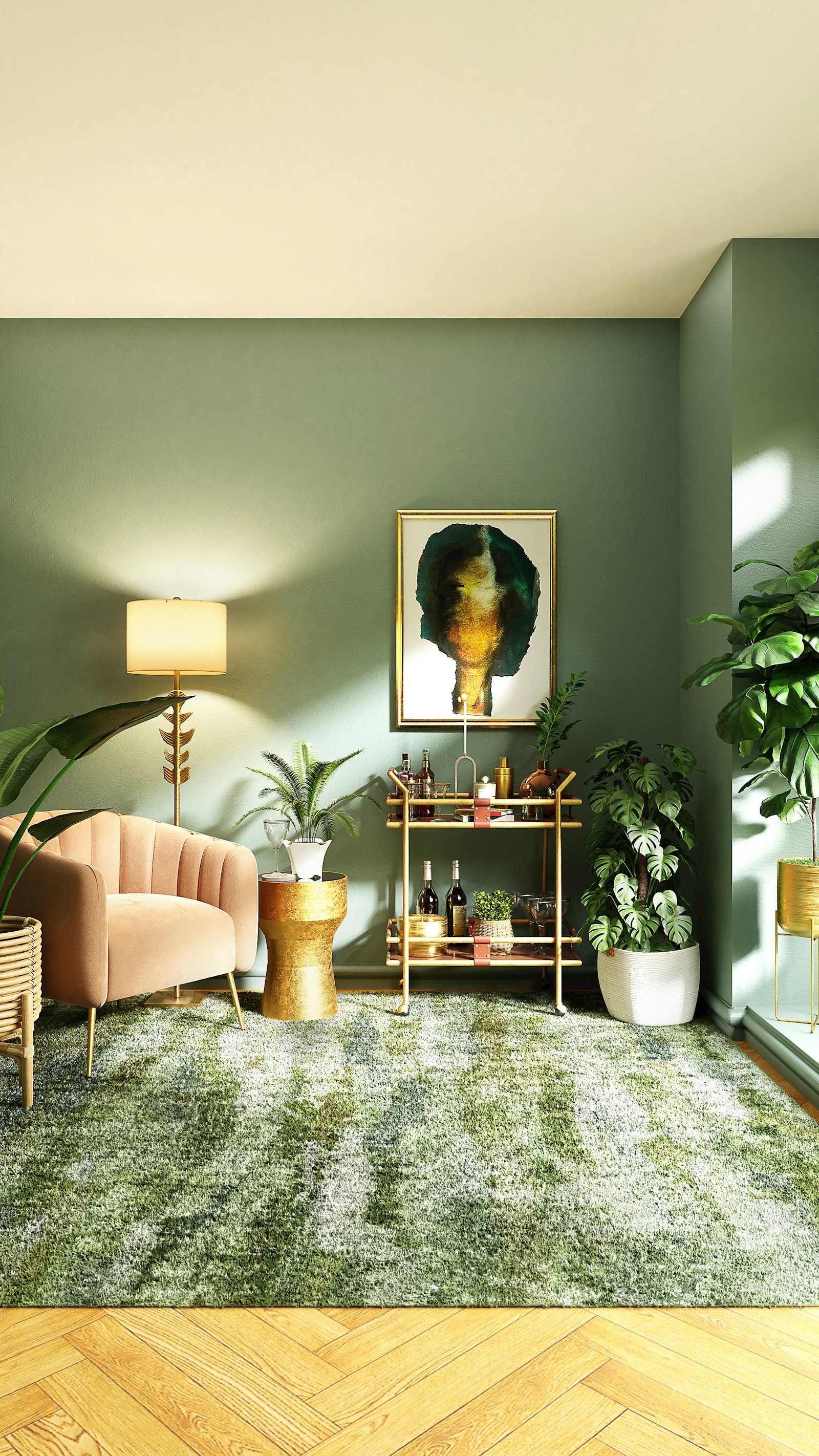 Bejai Mangalore living room interior