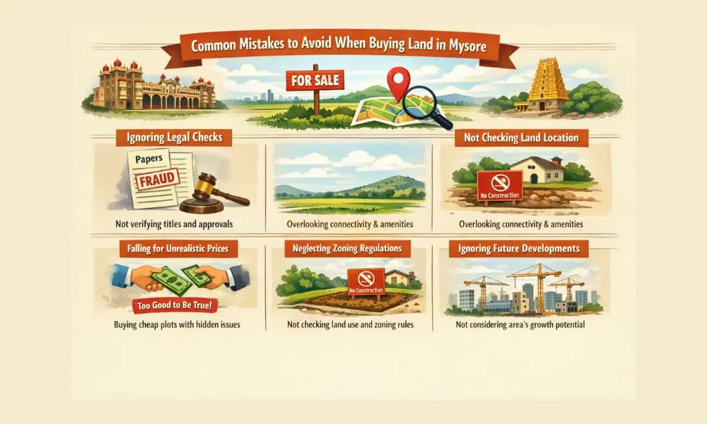 Common Mistakes to Avoid When Buying Land In Mysore