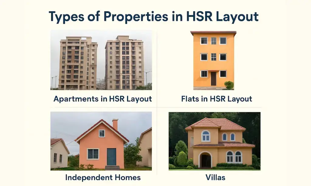 Types of Properties in HSR Layout