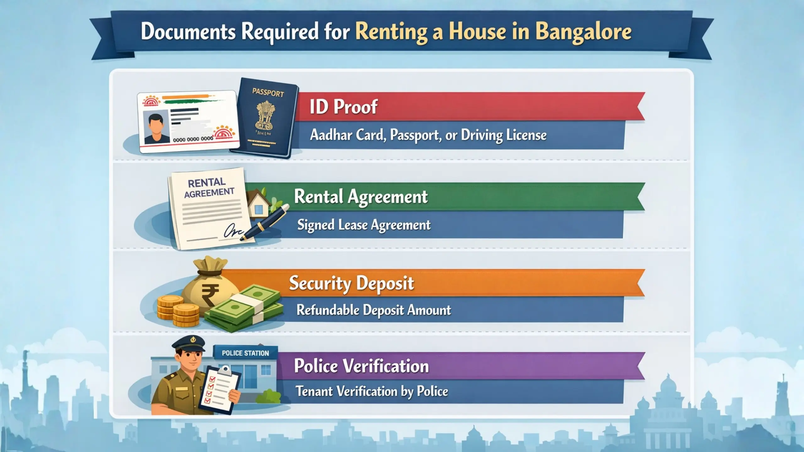 Documents Required for Renting a House