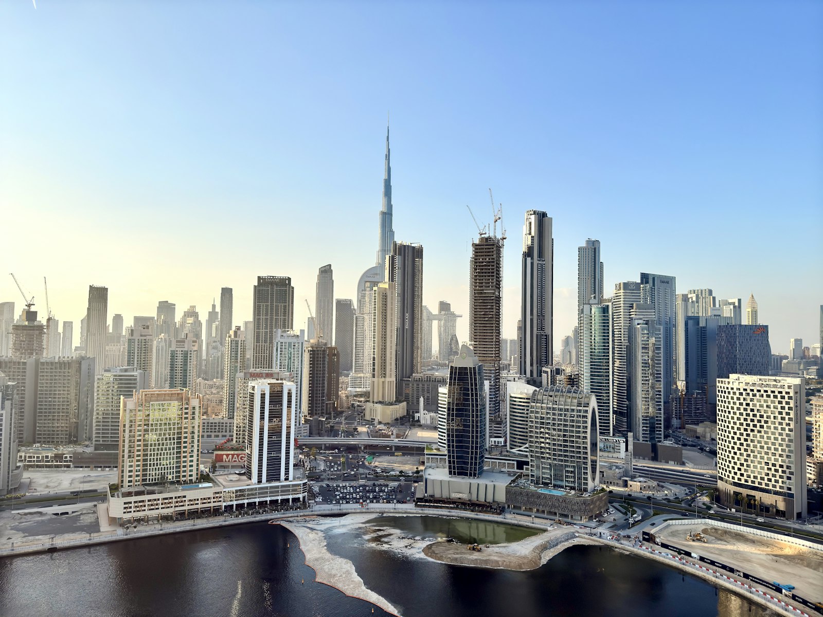 Dubai skyline representing the UAE NRI community considering Mangalore property