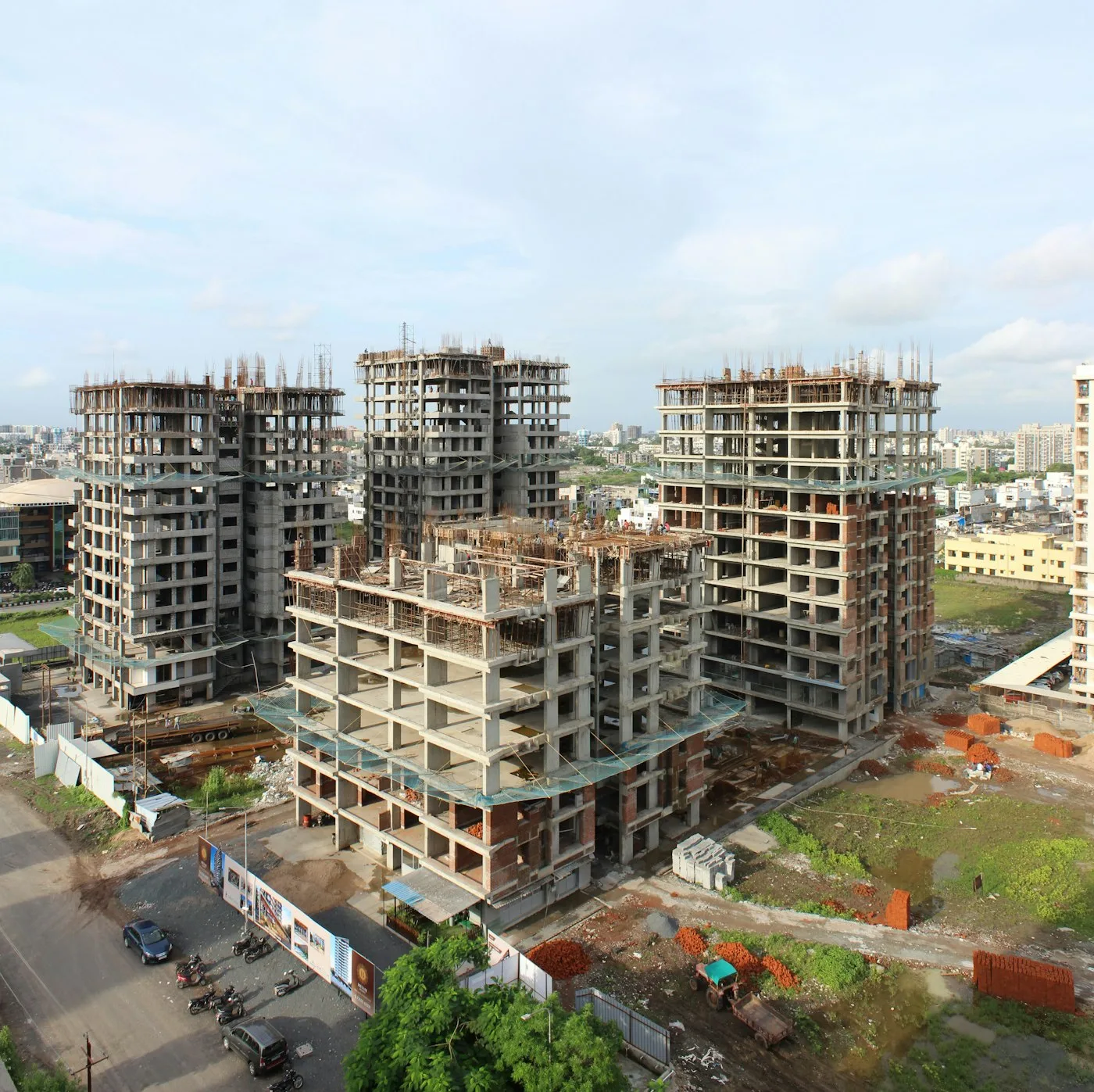 High-rise buildings in daytime