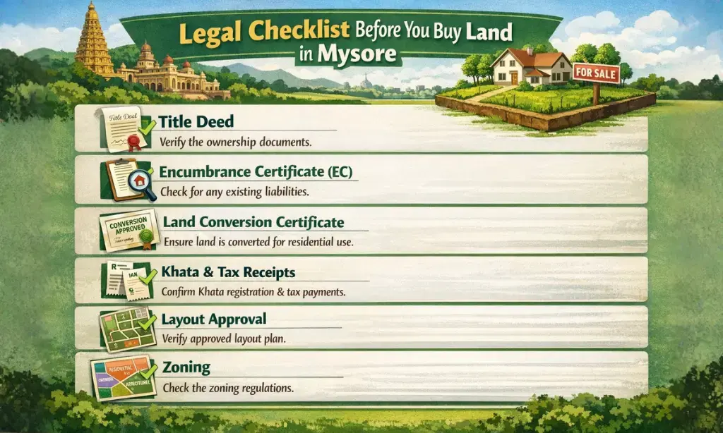 Legal Checklist Before You Buy Land in Mysore