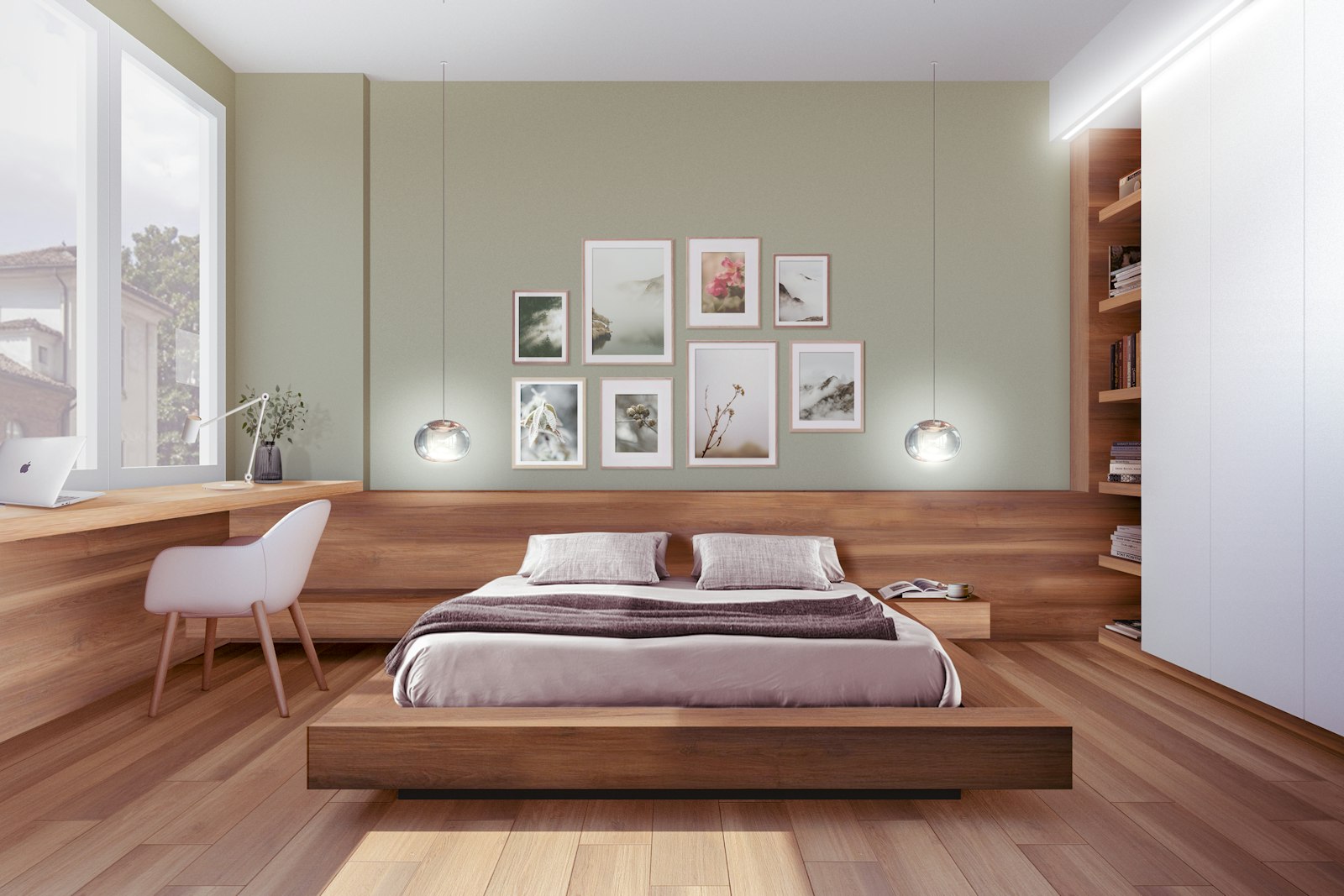 Kadri Hills apartment bedroom interior