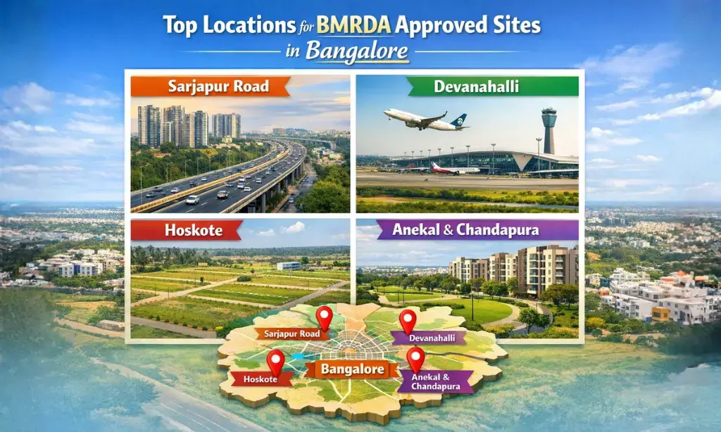 Top Locations for BMRDA Approved Sites in Bangalore