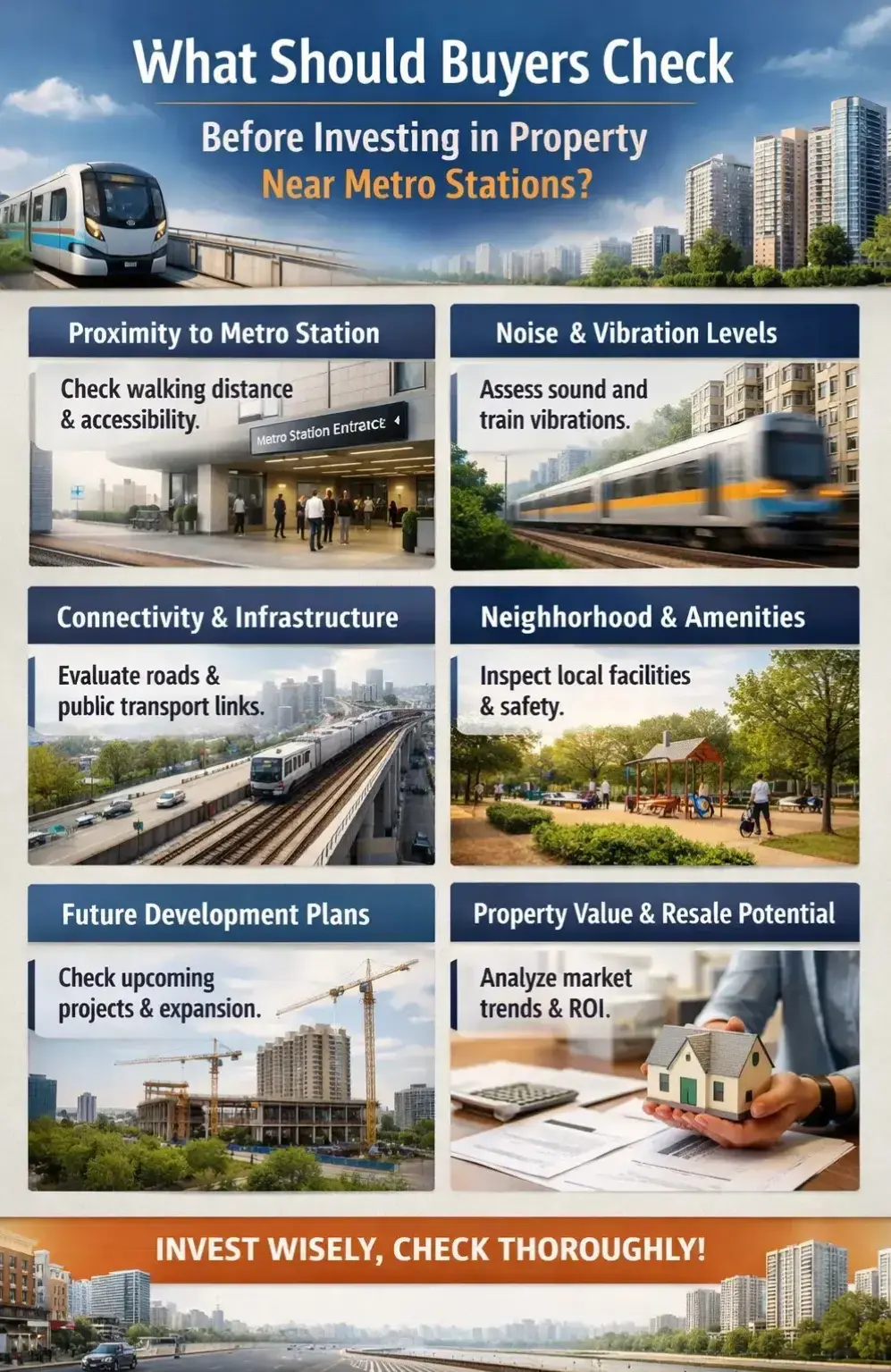 Checklist before buying property near metro station Bangalore