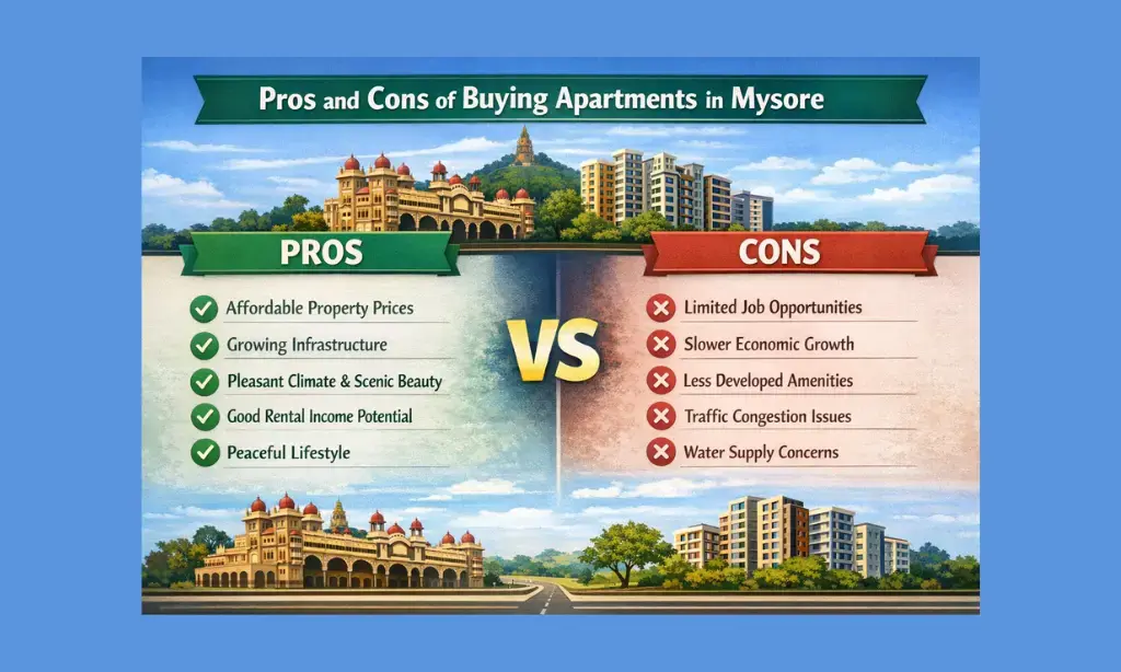 Pros And Cons Of Buying Apartments In Mysore