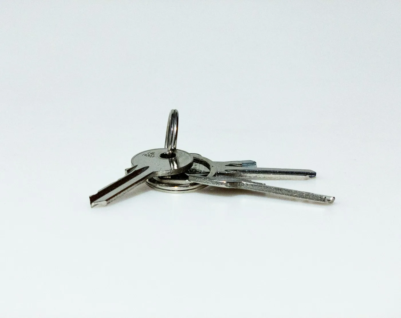 Three silver keys