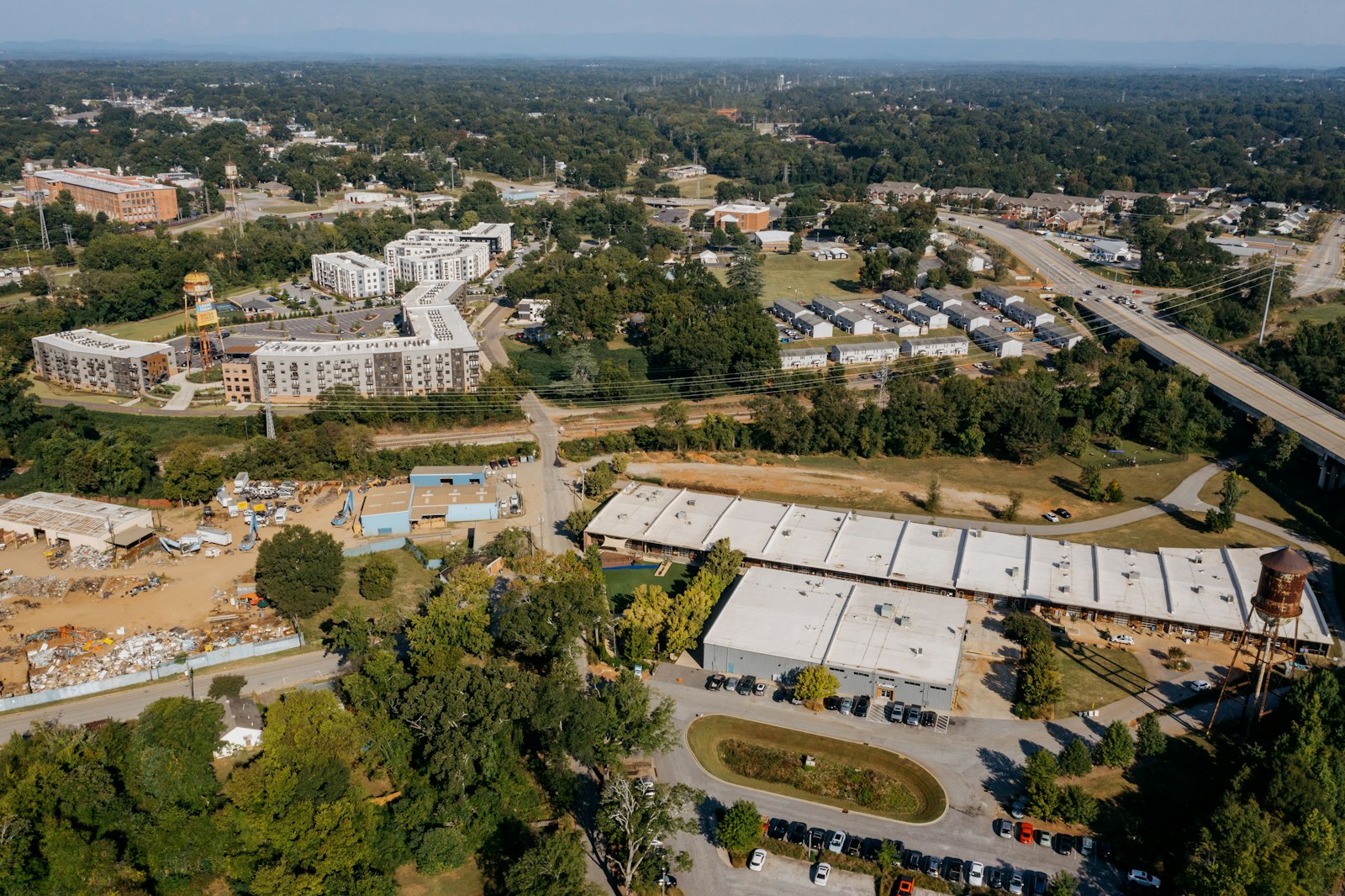 Aerial view of residential complex representing Rohan Corporation Mangalore projects