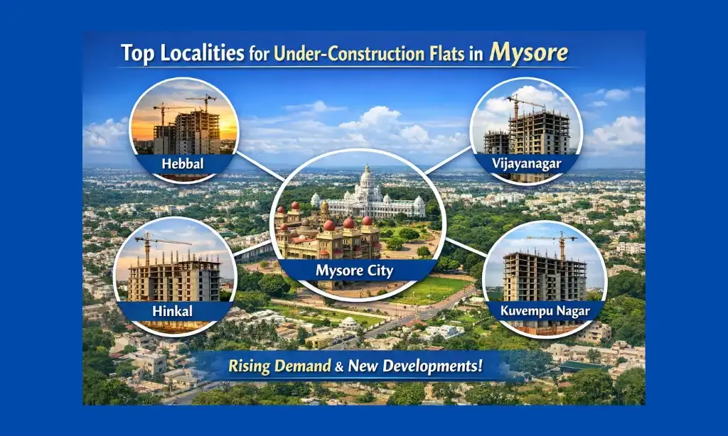 Top Localities for Under-Construction Flats In Mysore