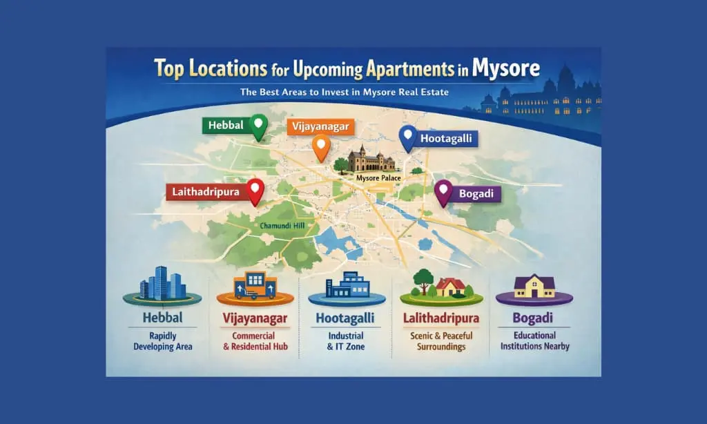 Top Locations For Upcoming Apartments In Mysore