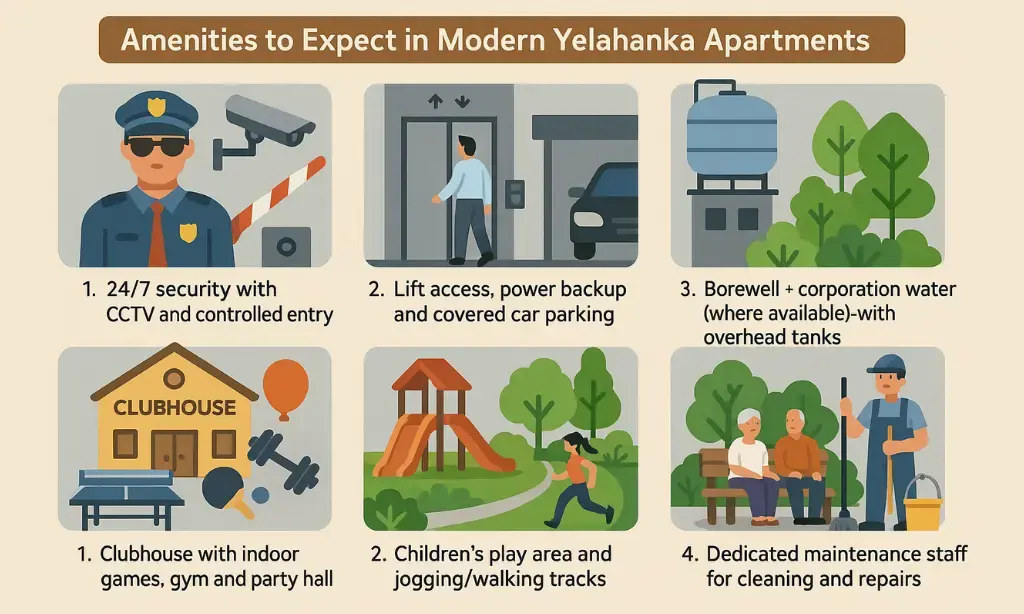 Amenities to Expect in Modern Yelahanka Apartments