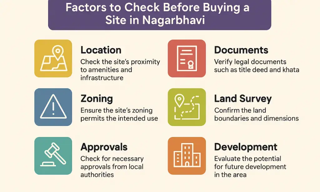 Factors to Check Before Buying a Site in Nagarbhavi