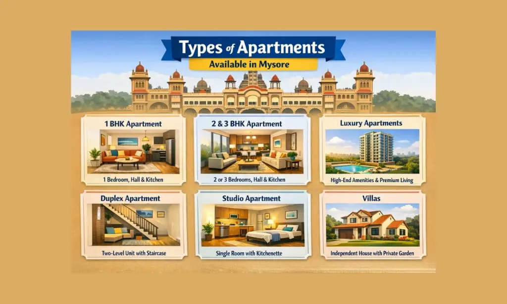 Types Of Apartments Available In Mysore