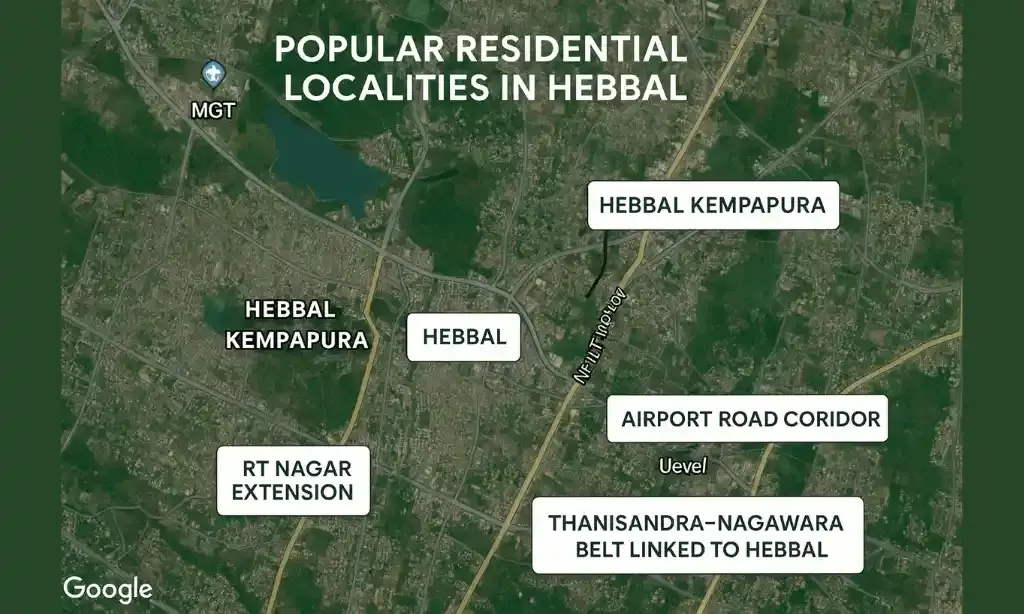 Popular Residential Localities in Hebbal