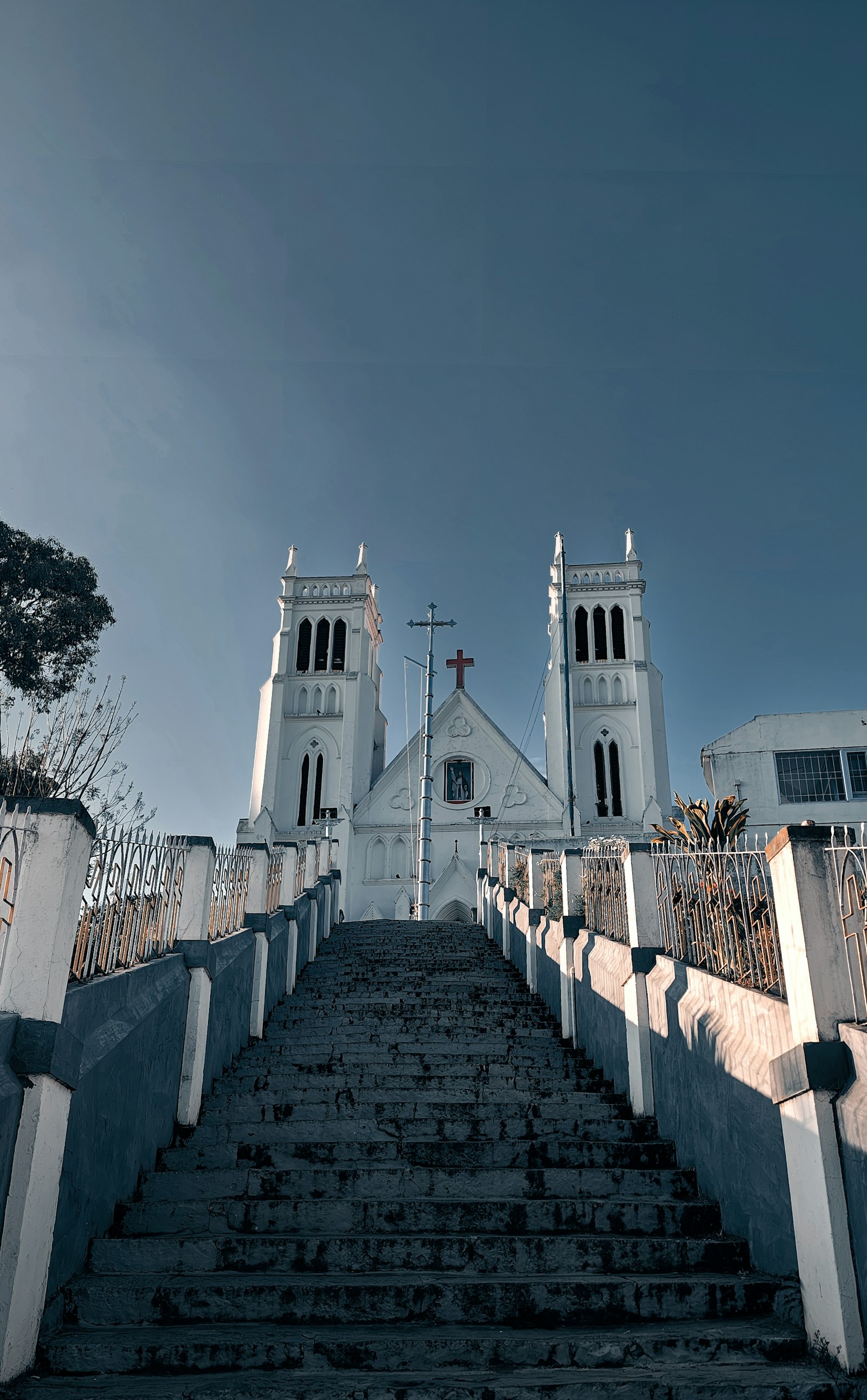 Church exterior representing Urwa Immaculate Conception Church heritage