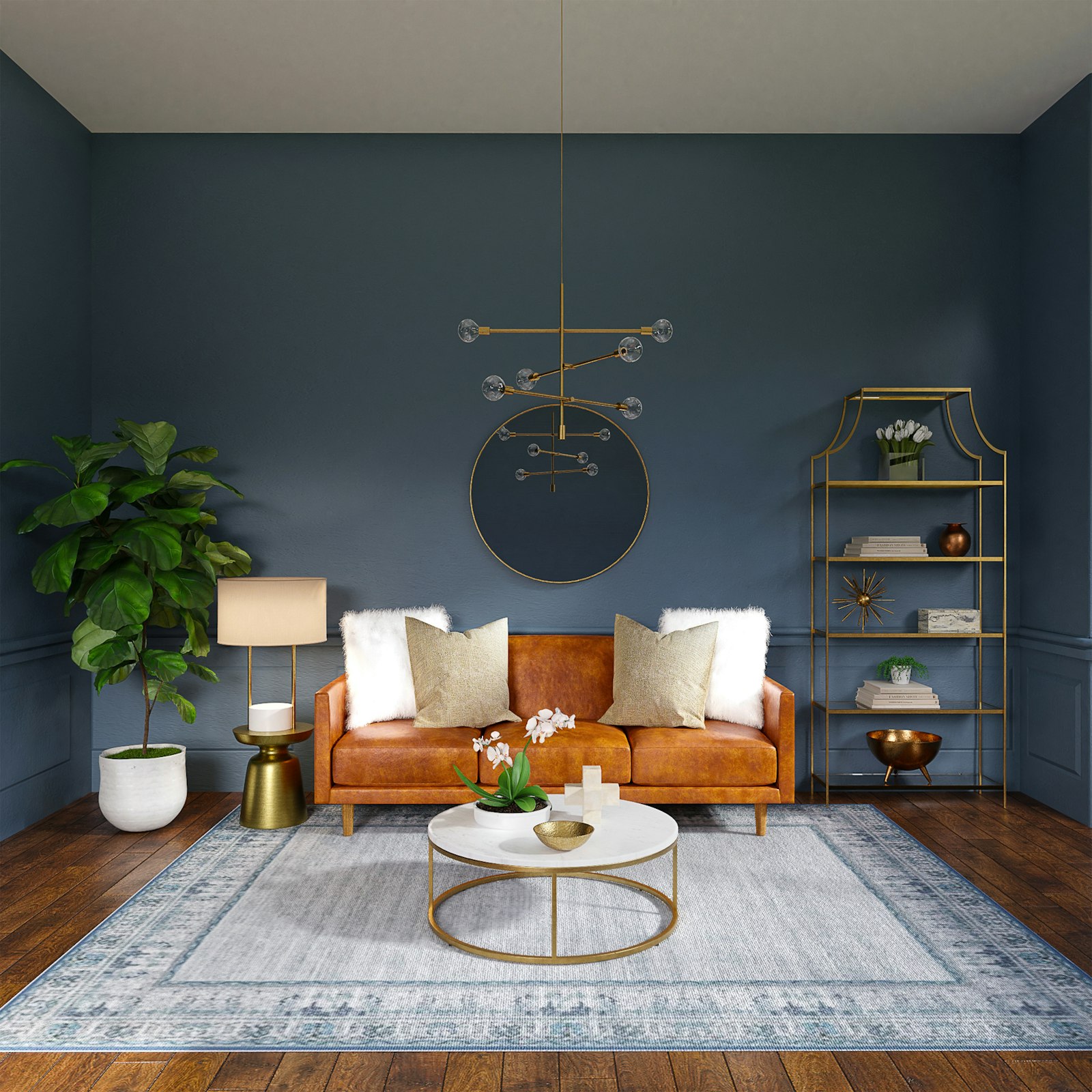 Mangalore apartment living room interior