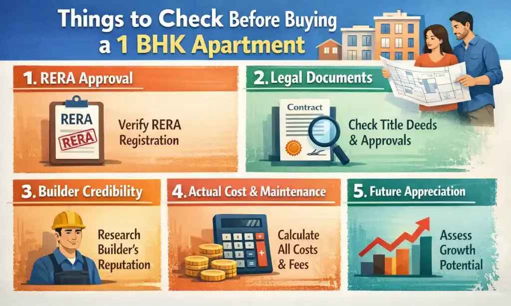 Things to Check Before Buying a 1 BHK Apartment
