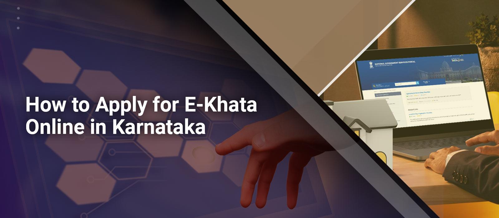 How to Apply for E-Khata Online in Karnataka