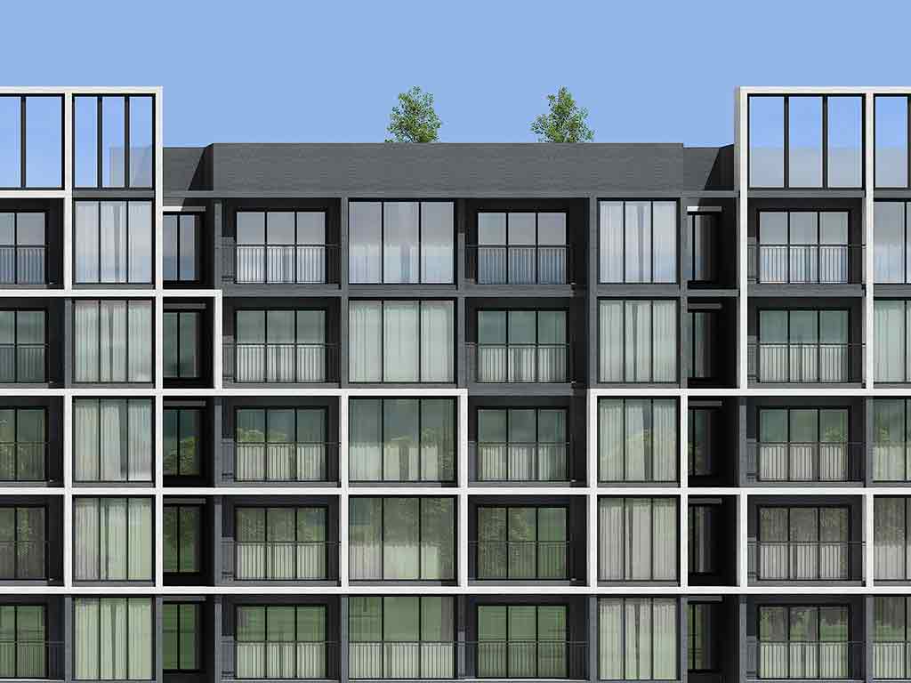Casagrand Amor tower elevation and podium landscaping Begur Akshayanagar