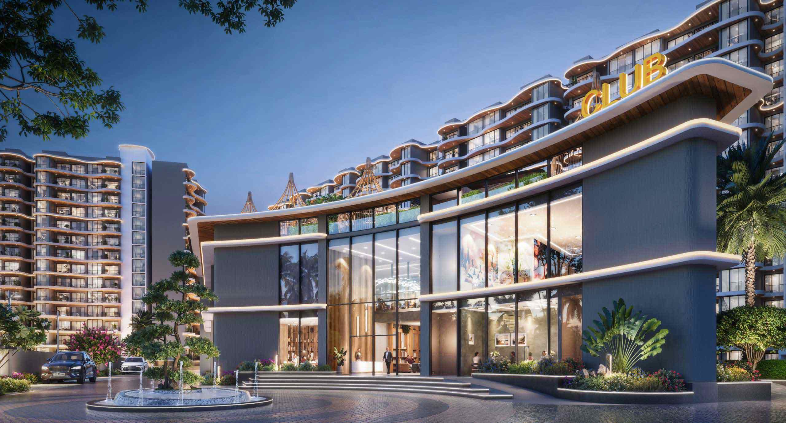 Casagrand Estancia clubhouse render