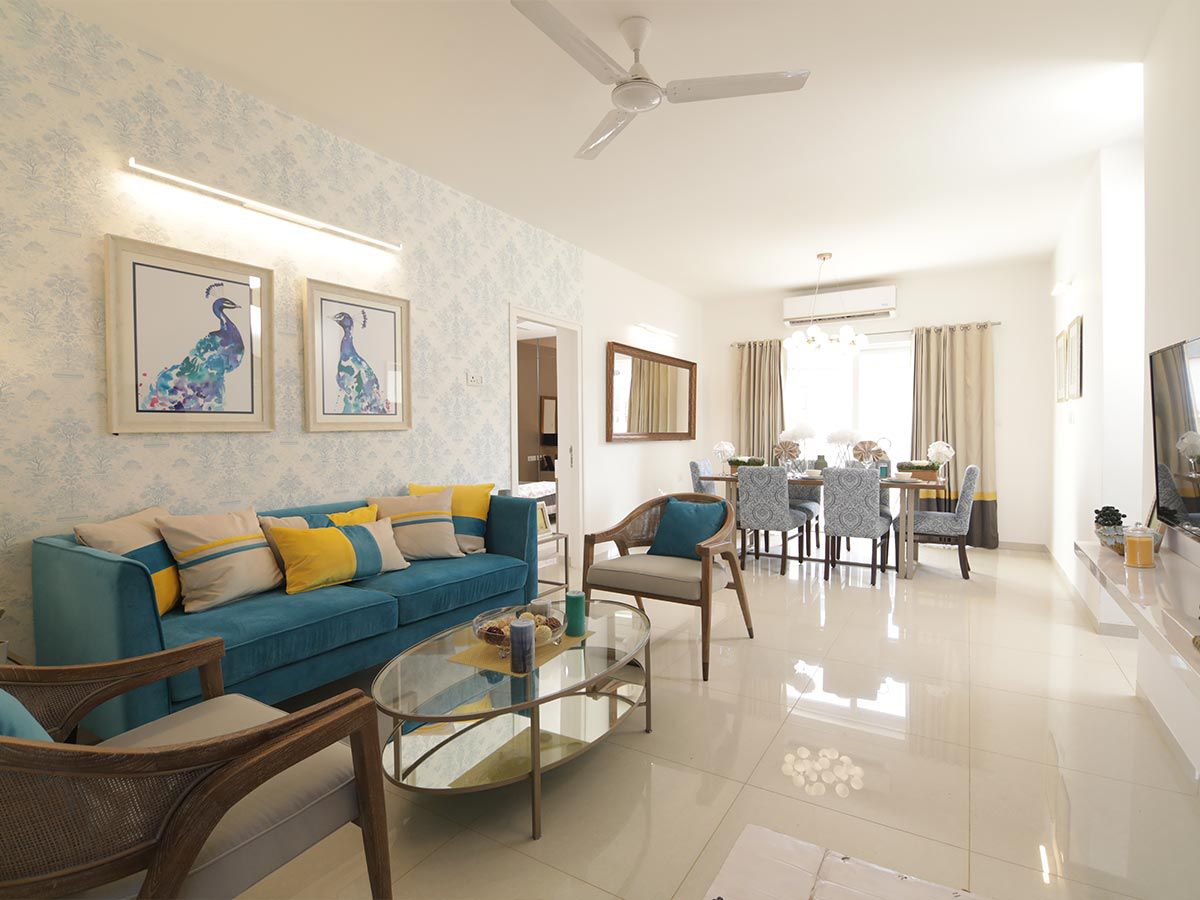 Casagrand Lorenza interior living space Kogilu Bangalore apartment