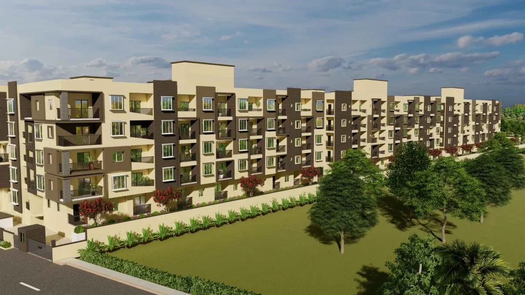 DS MAX Sangam Grand elevation view, Whitefield, Bengaluru