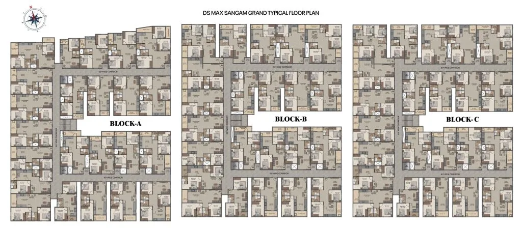 DS MAX Sangam Grand floor plan, Whitefield, Bengaluru